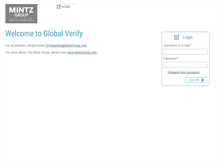 Tablet Screenshot of mintzreports.com